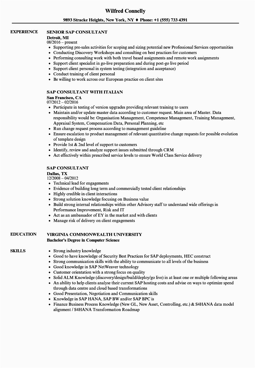 Sap Sd associate Consultant Resume Sample How to Add Sap Knowledge In Resume Knowledgewalls