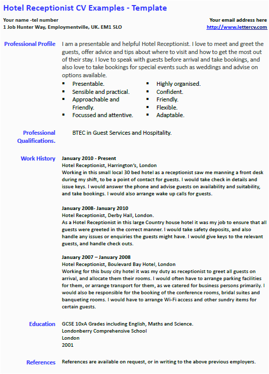 Resume Sample for Rockefeller University Job Curriculum Vitae Hotel