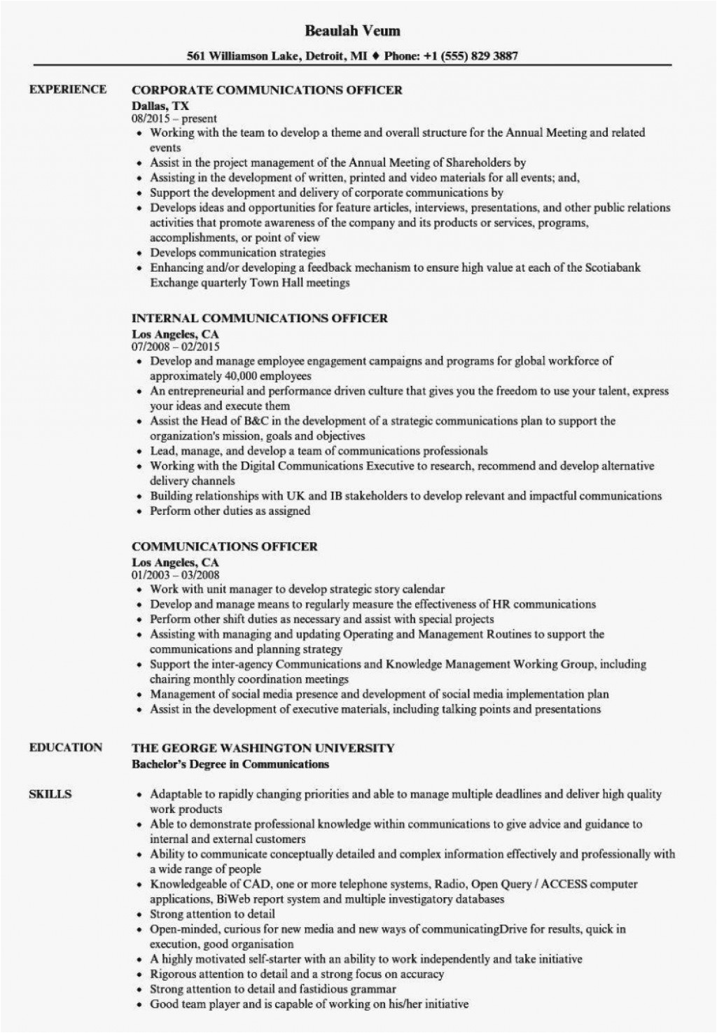 Resume Samples In Outline format Federal Applications Addictionary