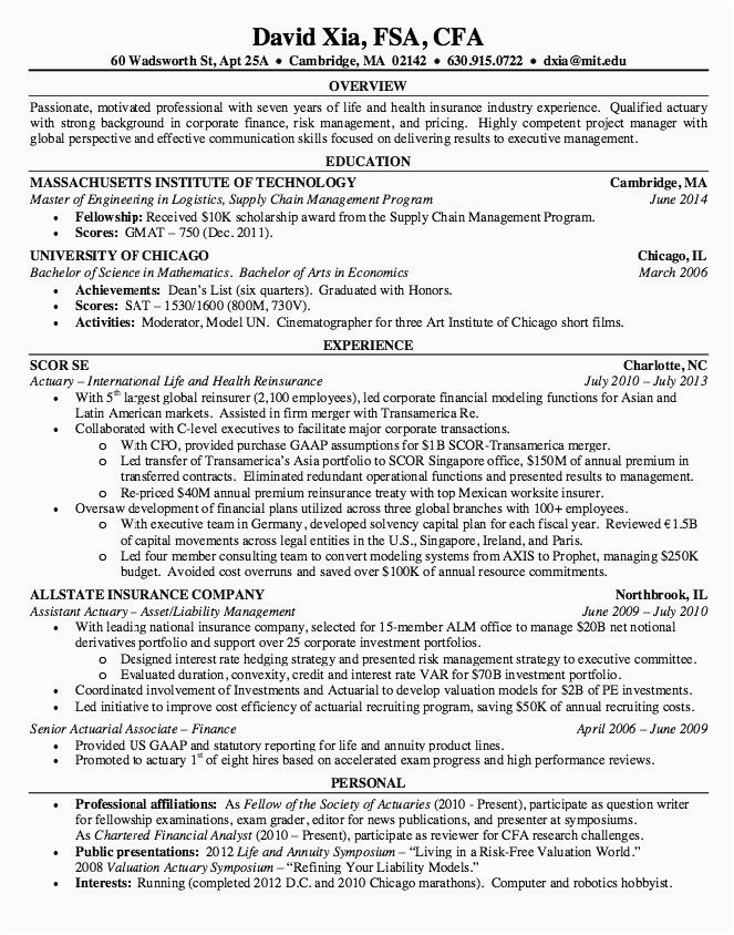 Sample Entry Level Actuarial Science Resume Entry Level Actuary Resume Elegant Pin by Kirsten