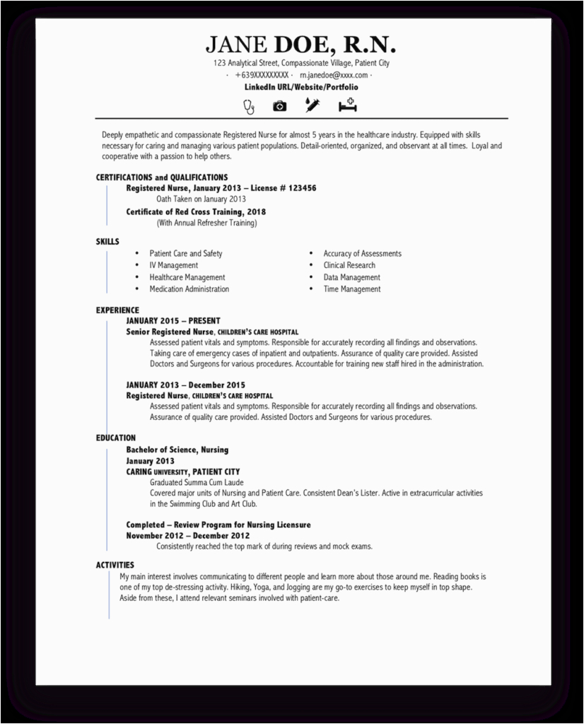 Sample Entry Level Nurse Practitioner Resume Pin by Raneka Rogers On Np In 2020