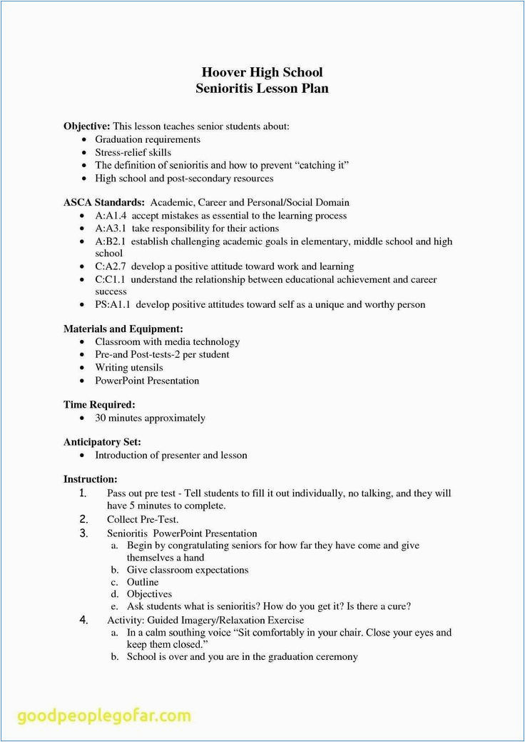 Sample Objectives for Resumes High School Student 15 Very Sample Resume for High School Student
