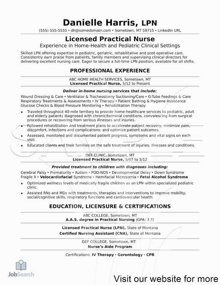 Sample Of Resume for Rn Bsn Nurse Resume Rn Bsn 2020 Resume Samples In 2020