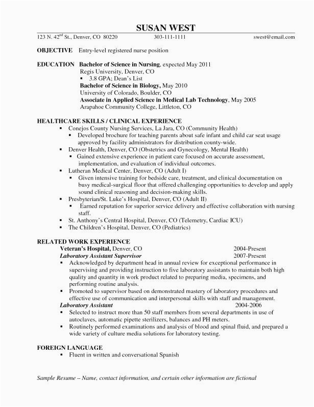 Sample Resume for Entry Level Nurse Practitioner √ 25 Entry Level Nurse Practitioner Resume In 2020