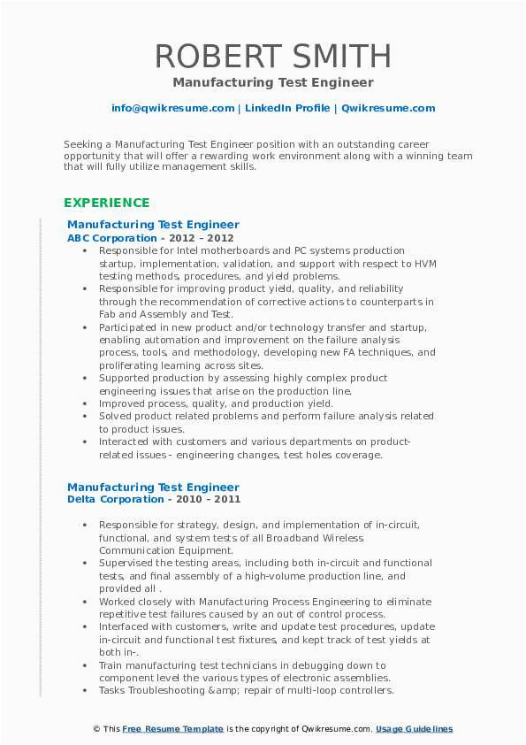 Sample Resume for It Support and Testing Role 13 Career Objective for Testing Resume Sample Free Resume Templates