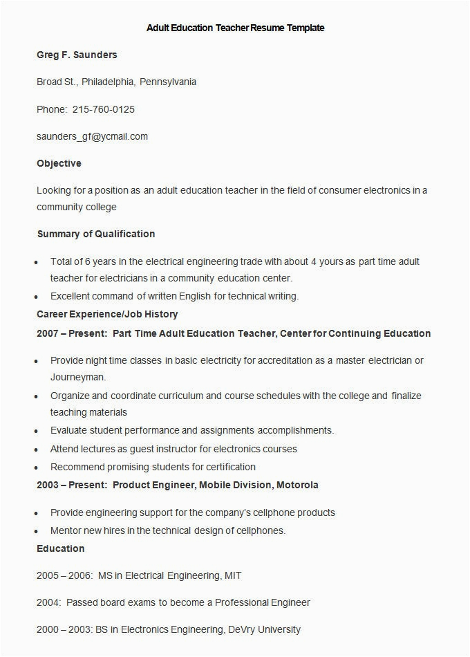 Sample Resume for Primary Teachers In India Sample Resume for Primary School Teacher India 6 Kindergarten Teacher