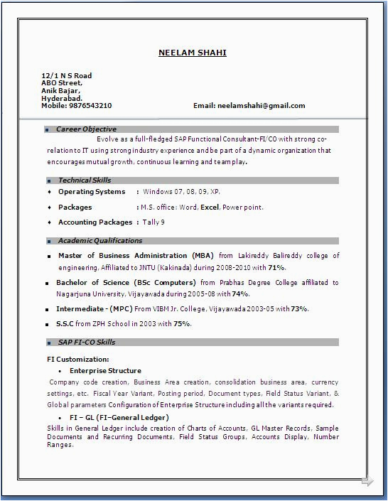 Sample Resume for Two Year Experience In Sap Download Free Sap Bi Sample Resume for 2 Years Experience [pdf] Vcon