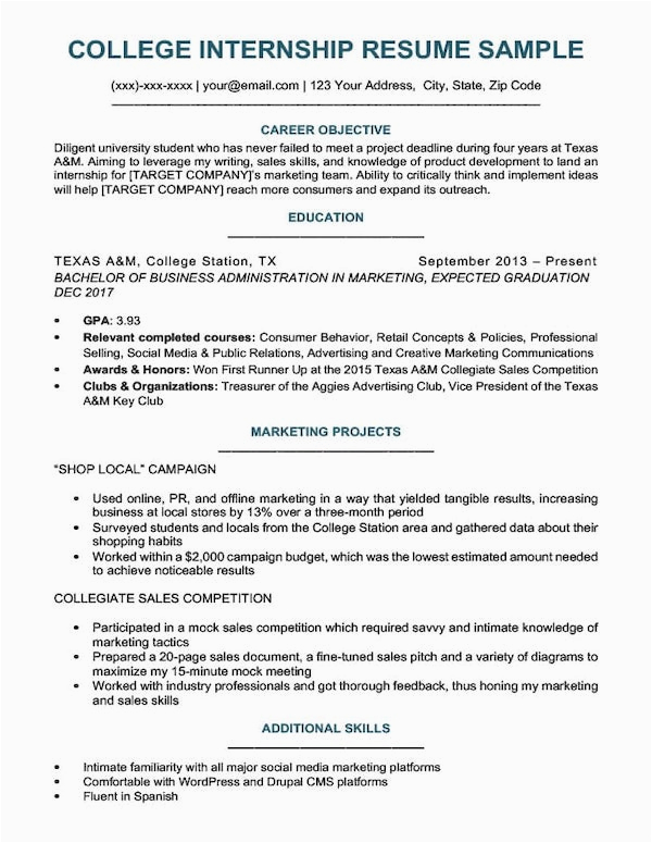 Sample Resume with Anticipated Graduation Date How to Present Your Anticipated Graduation Date On Your Resume