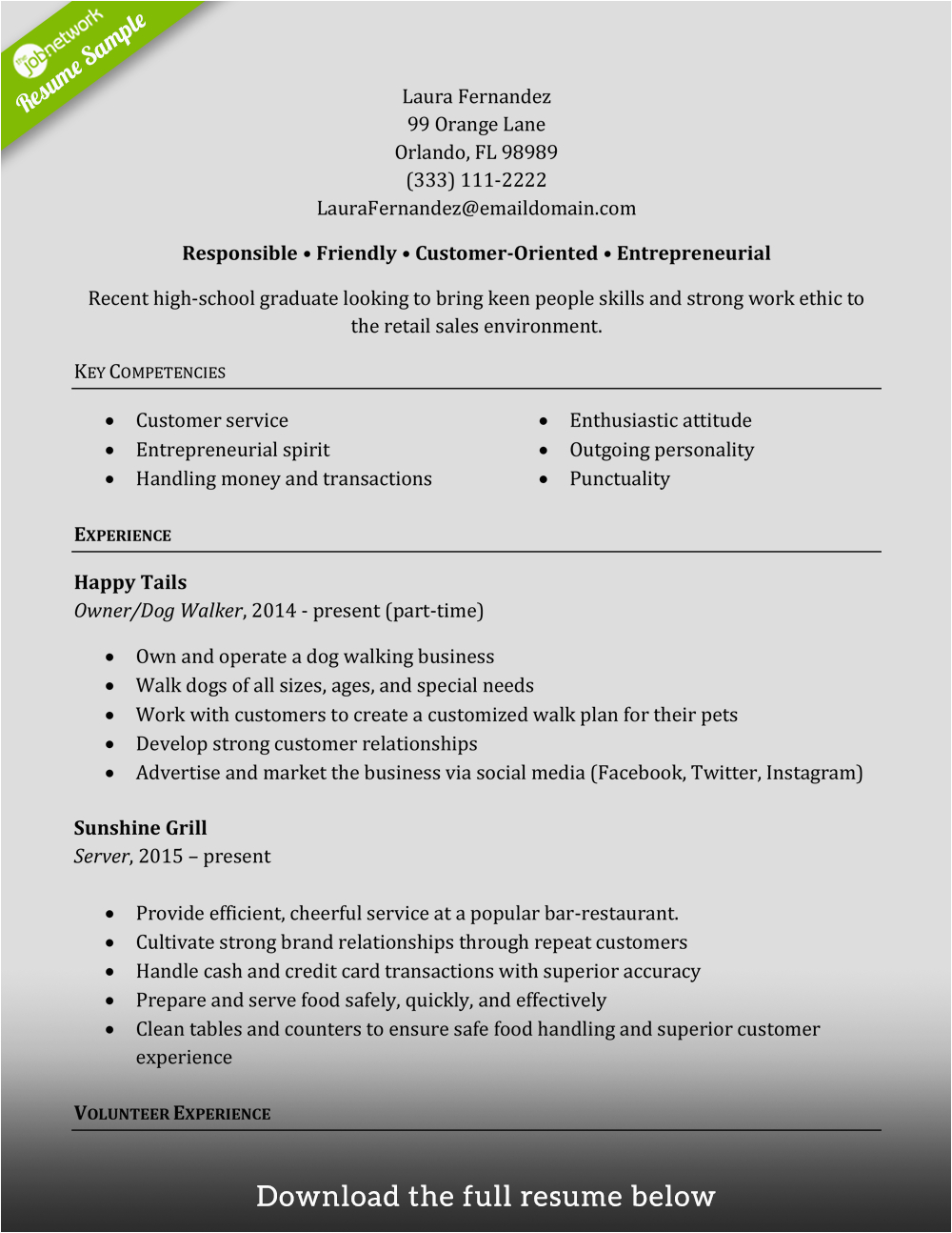 Sample Retail Sales associate Resume with No Experience Retail Sales Resume No Experience How to Write A Perfect Sales
