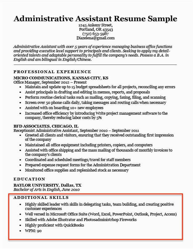 Sample Skills and Capabilities In Resume 20 Skills for Resumes Examples Included