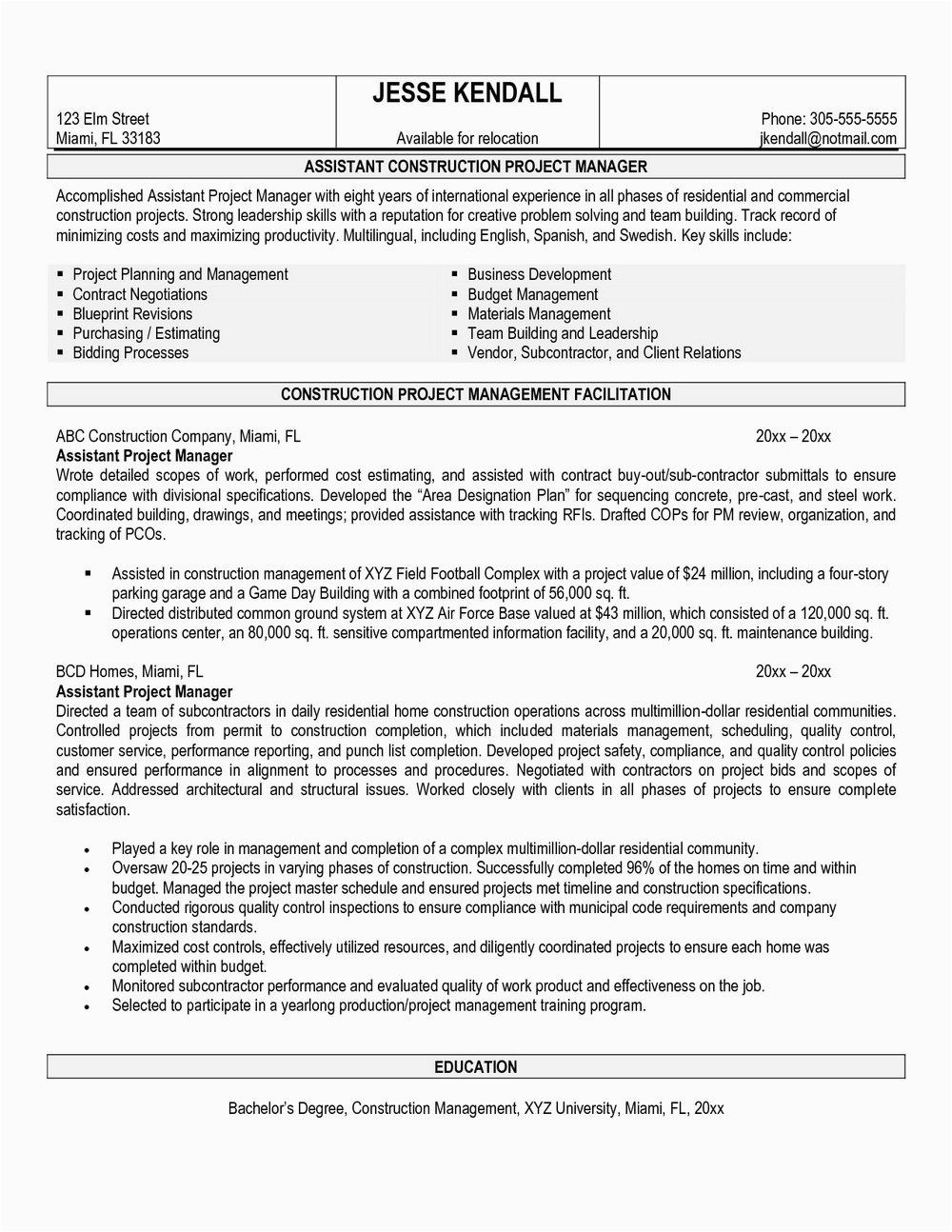 Software Industry Project Manager Sample Resume Sample Cv for software Project Manager