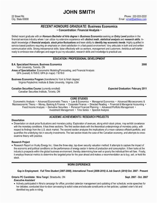 Resume Samples for Canadian Government Jobs Sample Resume for Canadian Government Jobs – Simple Resume