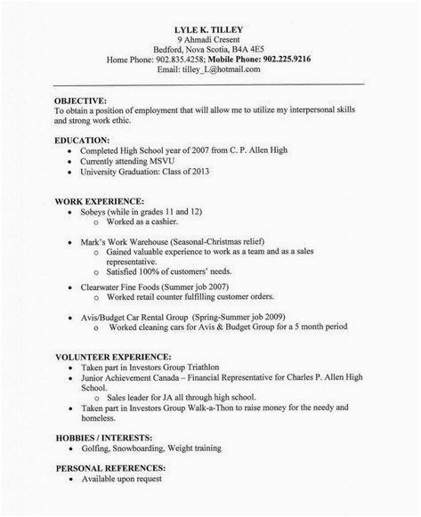Resume Samples for Canadian Government Jobs Sample Resume for Federal Government Job Canada Coverletterpedia