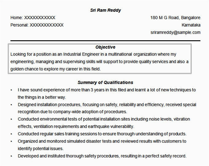 Sample Objectives Of Resume for Engineering 61 Resume Objectives Pdf Doc