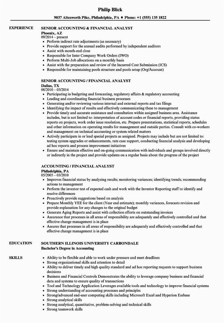 Sample Of Good Objective On Resume for Banking Accounting 23 Financial Analyst Resume Examples 2020