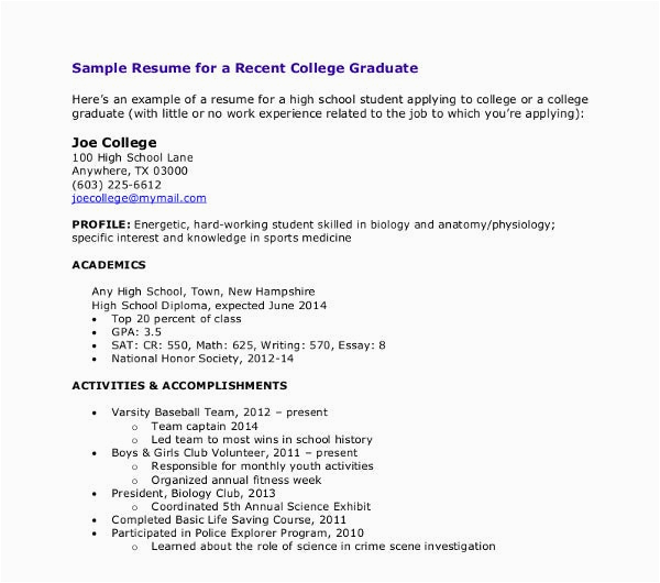 Sample Resume for Bds Freshers India Fresh Graduate Resume Samples for Freshers 13 Fresher Resume