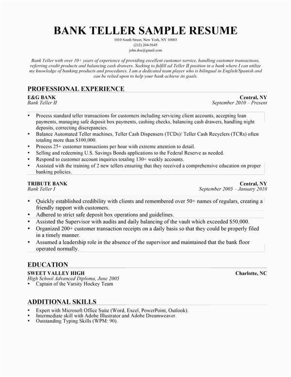 Sample Resume for Probationary Officers In Bank How to Write Resume for Bank Interview Amadio Hand