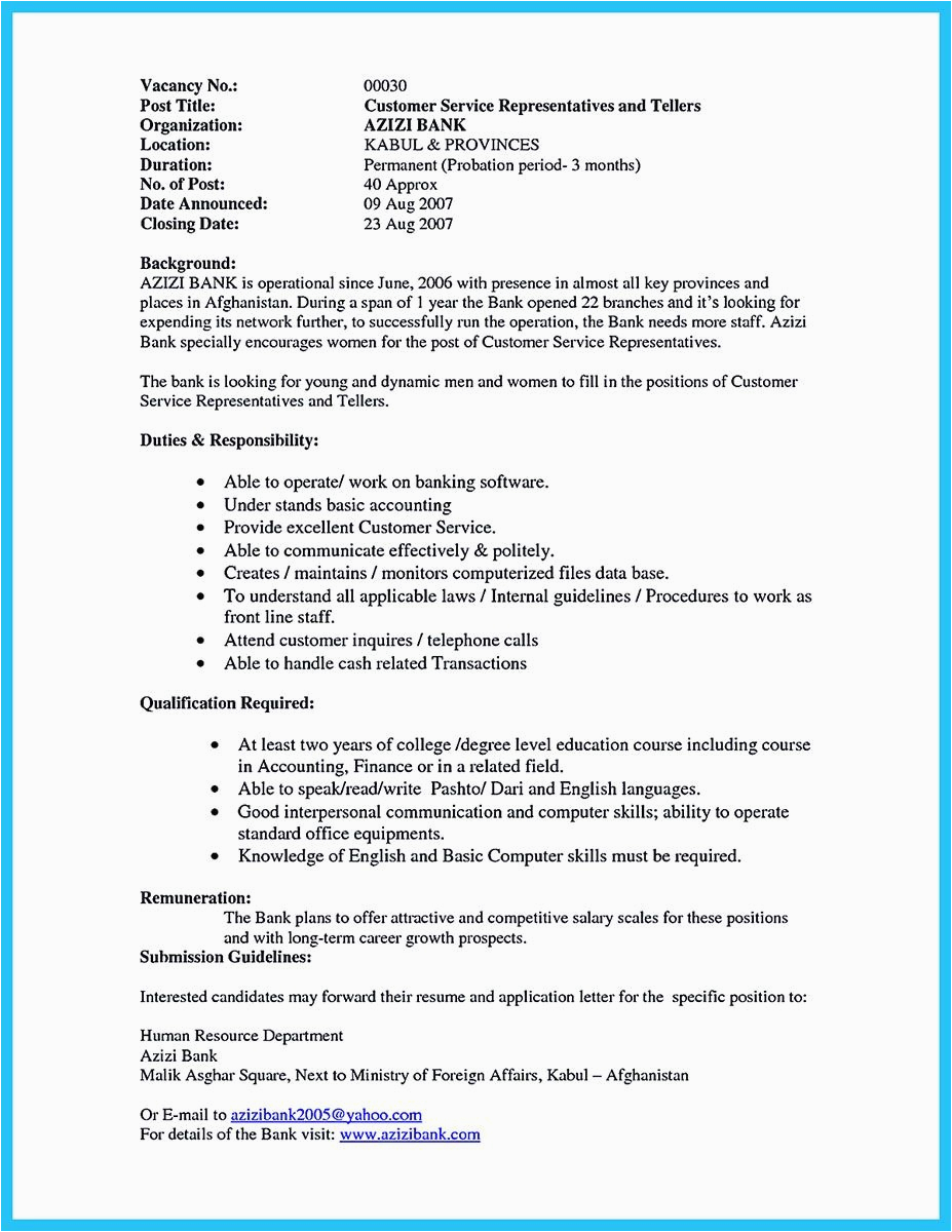 Sample Resume for Probationary Officers In Bank Probation Modification Modification