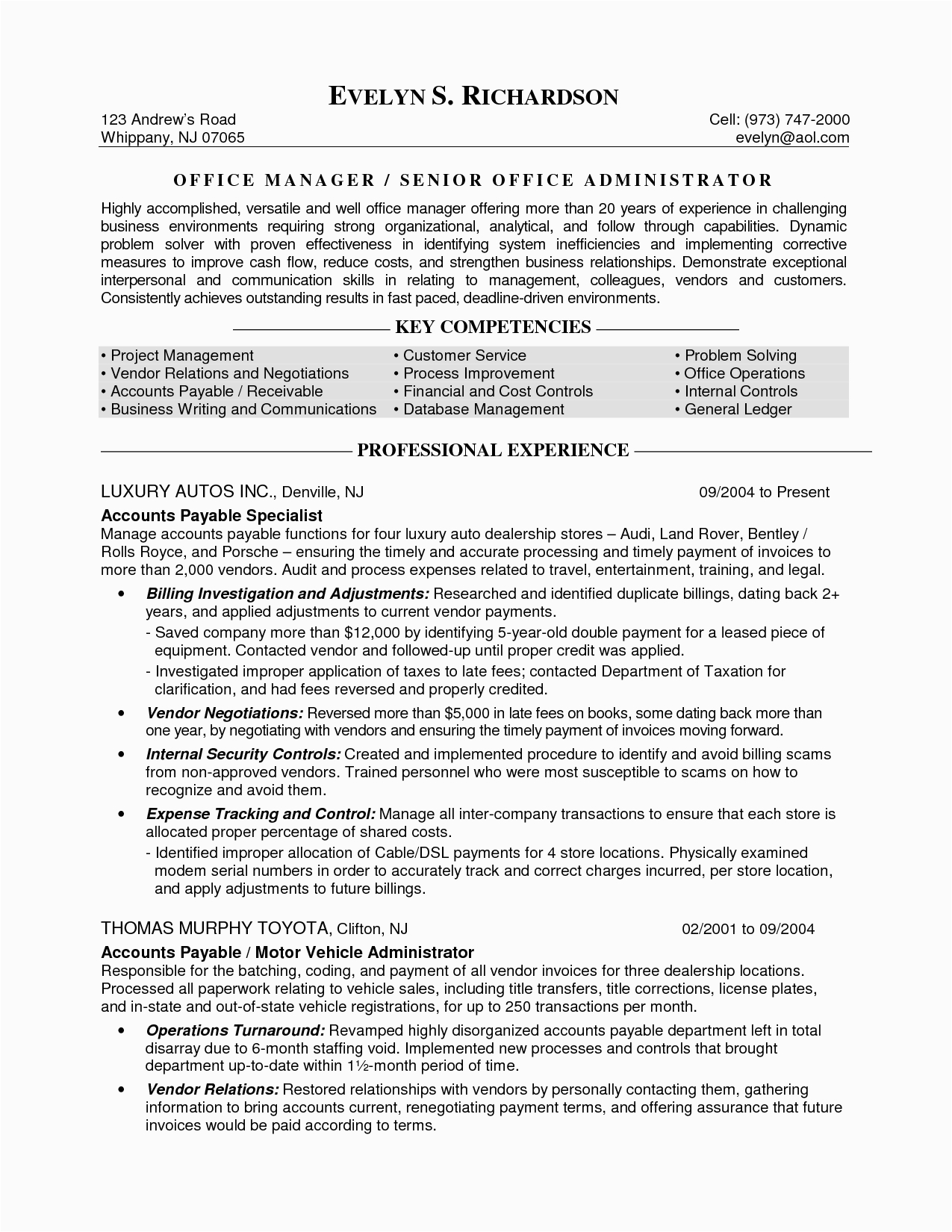 Sample Resume Objective Statements for Project Manager Director Operations Resume Objectives