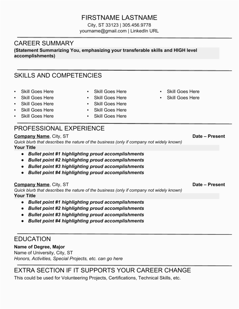 Samples Of Different Styles Of Resumes the 4 Basic Types Of Resumes and when to Use them Prepory