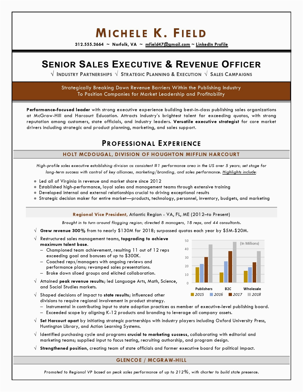 Vp Sales and Marketing Resume Sample Regional Vp Sales Sample Resume