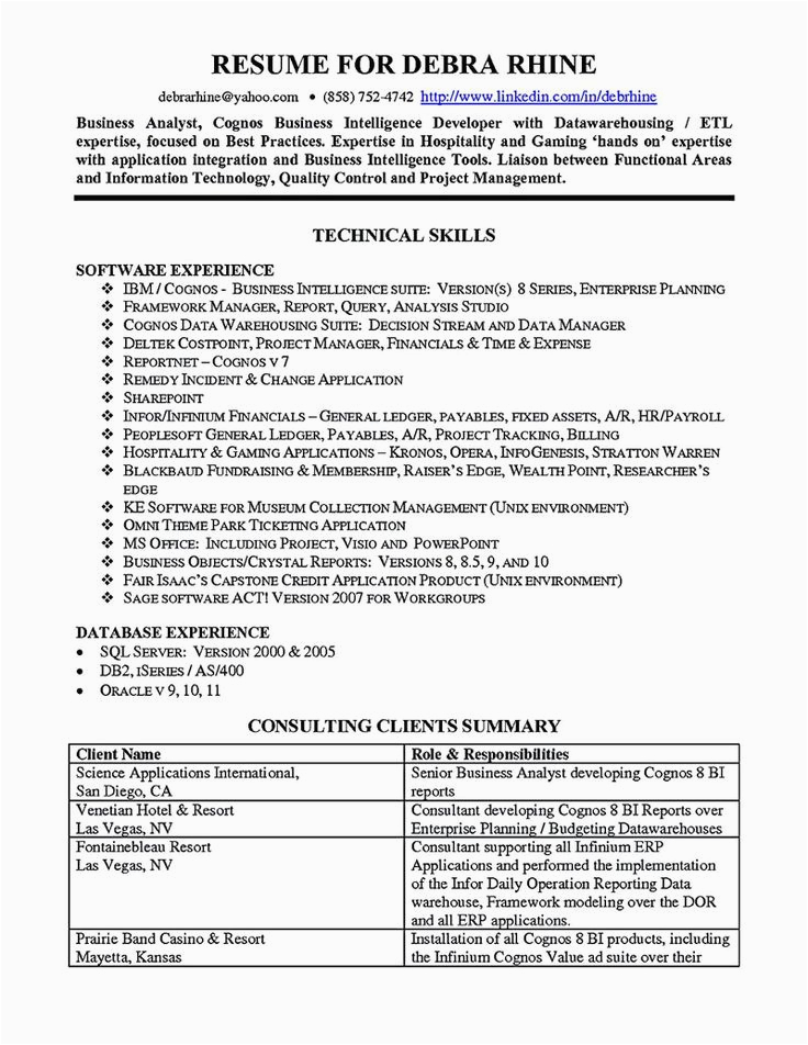 Business Analyst Ict Applucation Domain Resume Samples Business Analyst Resume Describes the Skills and Expertise Of Business