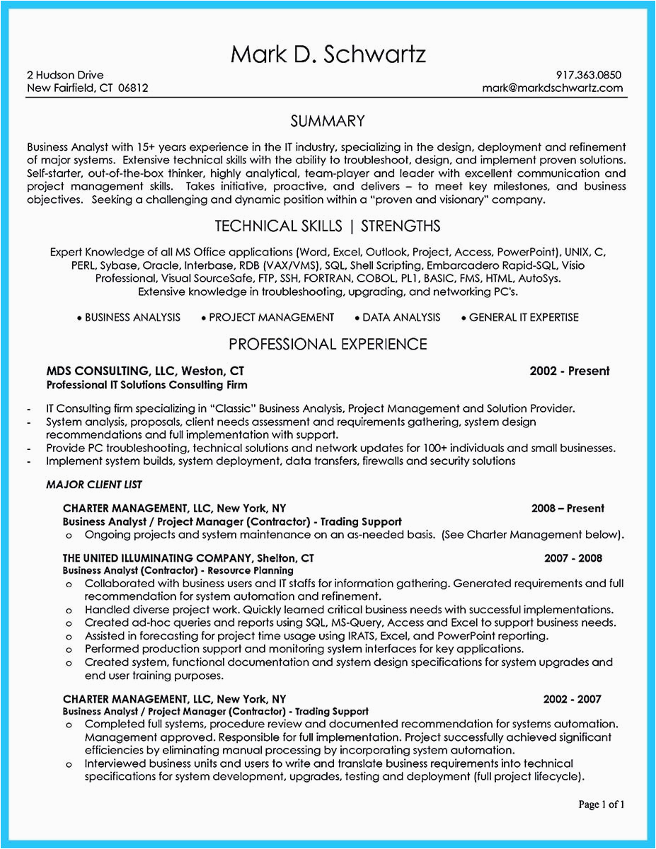 Business Analyst In Banking Domain Sample Resume Sample Resume for Business Analyst In Banking Domain