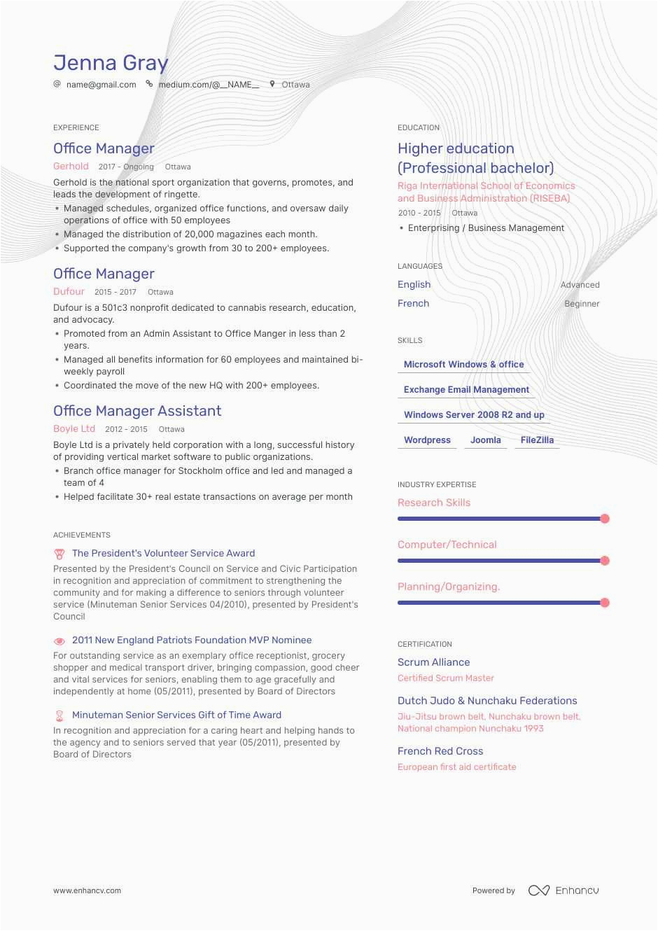 Resume Sample for An Experienced Office Manager 8 Fice Manager Resume Samples that are Sure to Stand Out