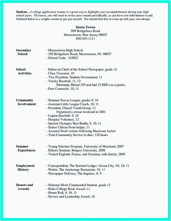 Resume Samples for College Students Application Best College Student Resume Example to Get Job Instantly