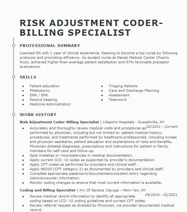 Sample Hcc Risk Adjustment Medical Coder Resume Risk Adjustment Training Consultant Resume Example Anthem Inc