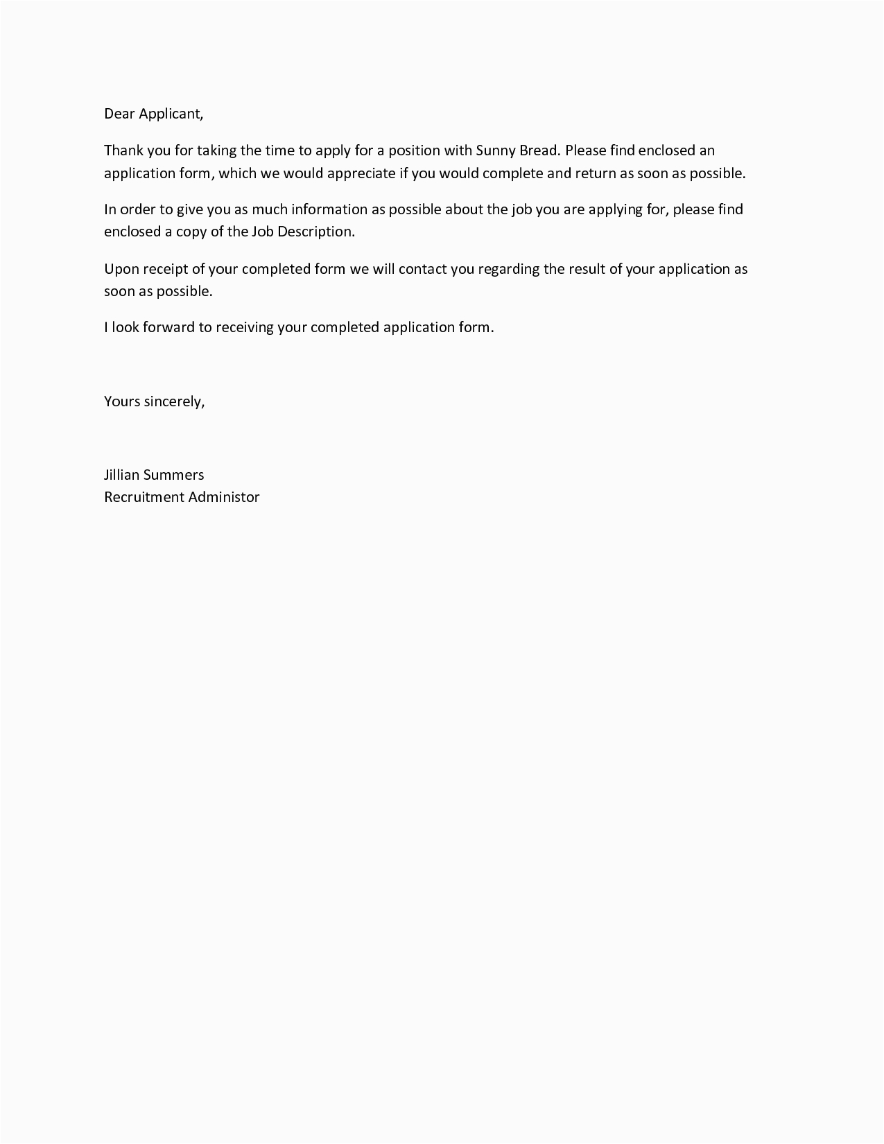 Sample Rejection Letter for Unsolicited Resume Contoh Email Follow Up Interview – Beinyu