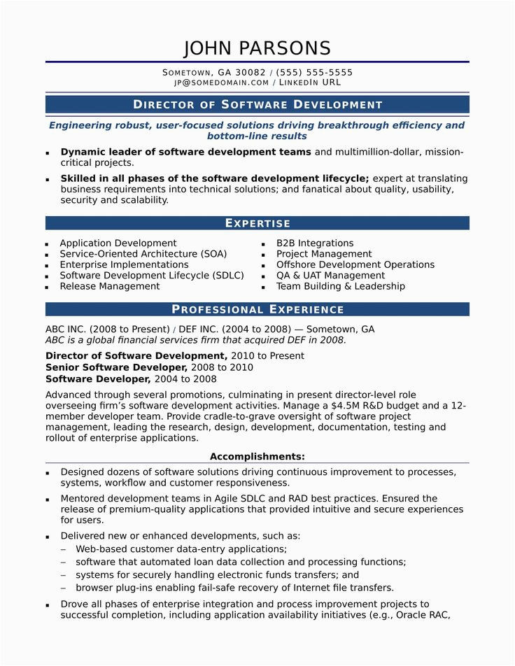 Sample Resume for Biomaker Development and assays Sample Resume for An Experienced It Developer
