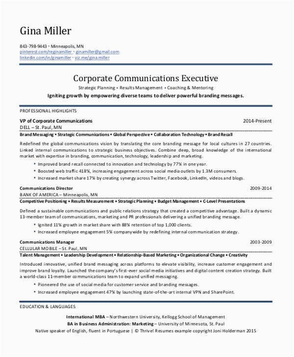 Sample Resume for Corporate Communication Executive 30 Simple Marketing Resume Templates Pdf Doc