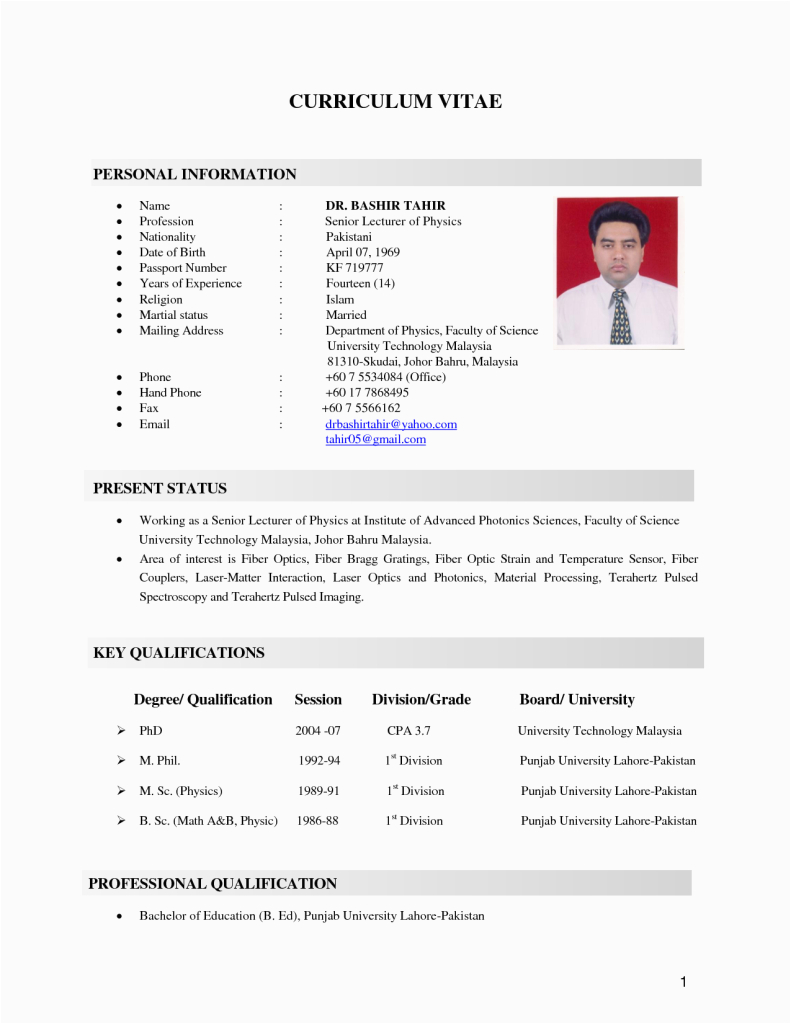 The Best Resume Sample In Malaysia Student Malaysian Resume Best Resume Examples