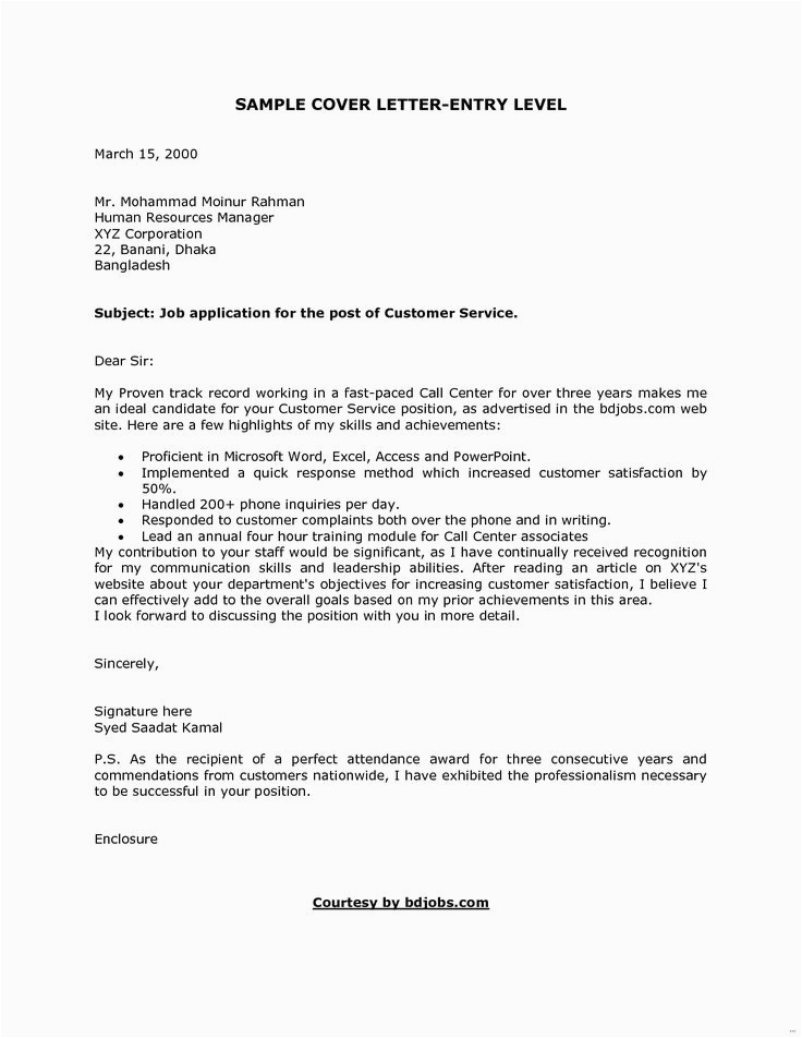 The Perfect Resume Cover Letter Sample 23 Perfect Cover Letter