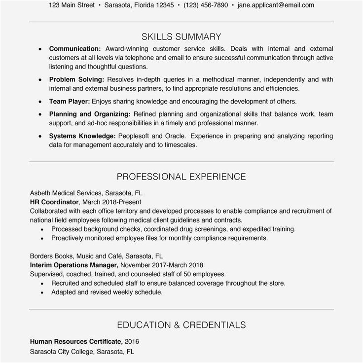 Walk Me Through Your Resume Sample Answer Wso Walk Me Through Your Resume Sample Answer Lovely Resume Example with A