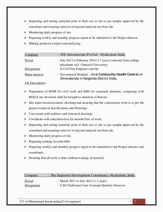 Sample Resume for Government Job In India Resume format for Indian Government Job Best Resume Examples